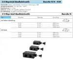 3/2-Wege Axial-Handhebelventile, Baureihe VL